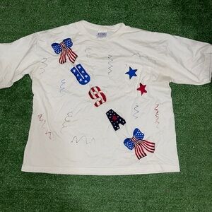 Vintage Custom USA Theme Tee